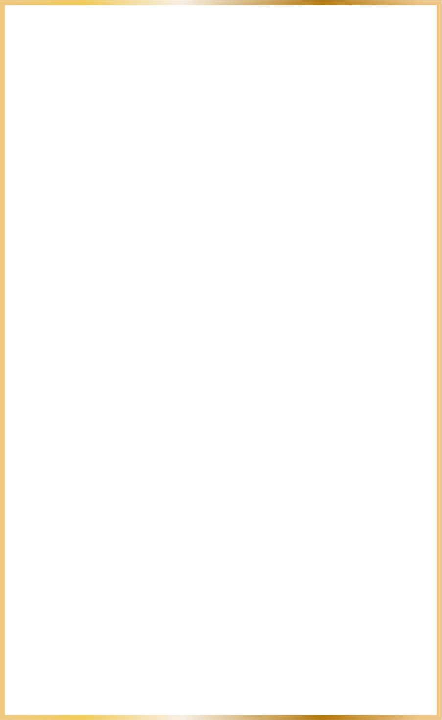 Vertical golden thin frame